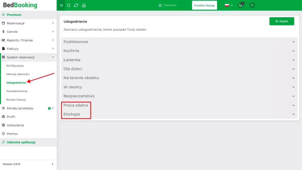 BedBooking channel manager - nowe udogodnienia - aktualizacja